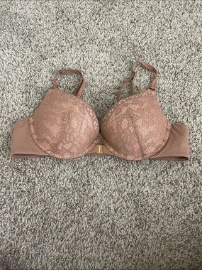 Soma Lace Push-Up Bra - Rose Taupe